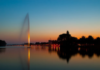 Magical Ada lake of Belgrade