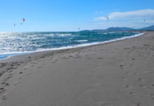 The great beach in Ulcinj Montenegro is really.. great!