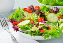Vegetable salad is quite enough for a complete meal when the temperature exceeds 30 degrees.